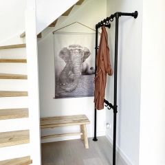 Kapstok Liverpool | Zwart 33.7 mm | Staand | DIY