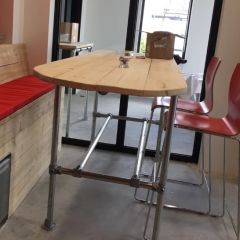 Bartafel Venice | Staal 33.7 mm | Voet | DIY