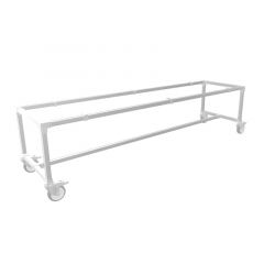 Bankje Eschen | Vierkant Staal 26.9 mm | Wiel | DIY