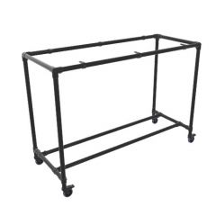 Bartafel Livorno Duo | Aluminium Zwart 33.7 mm | Wiel | DIY