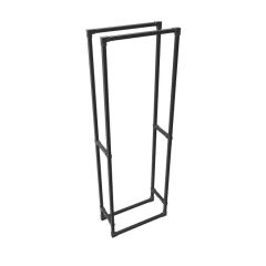 Haardhout opslag Malmo| Vierkant Zwart 25x25 mm | Vloer | DIY