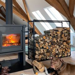 Haardhout opslag Jellina | Zwart 26.9 mm | DIY