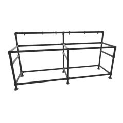 Haardhout opslag Karlstad Duo | Zwart 33.7 mm | Vloer | DIY