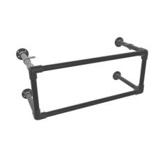 Kapstok Bristol | Zwart 26.9 mm | Wand | DIY