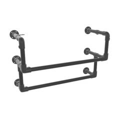 Kapstok Cambridge | Zwart 26.9 mm | Wand | DIY