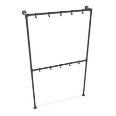 Kapstok Liverpool | Zwart 33.7 mm | Staand | DIY