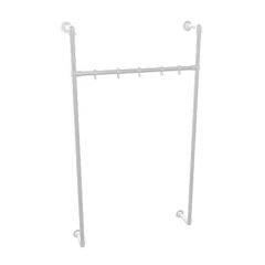 Kapstok Lincoln | Staal 26.9 mm | Wand | DIY