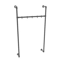 Kapstok Lincoln | Zwart 26.9 mm | Wand | DIY