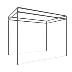 Pergola Split | Zwart 42.4 mm | Vrijstaand | DIY