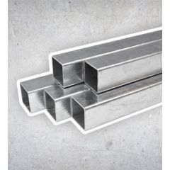 Vierkant Staal Verzinkt - 25x25 mm