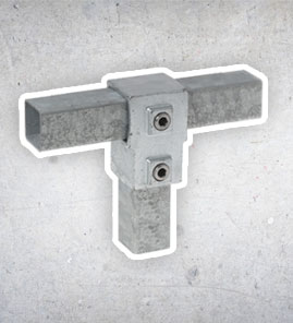 De grootste keuze in vierkante buiskoppelingen Vierkante Steigerbuiskoppelingen