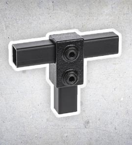 De grootste keuze in zwarte vierkante buiskoppelingen Zwarte Vierkante Steigerbuiskoppelingen