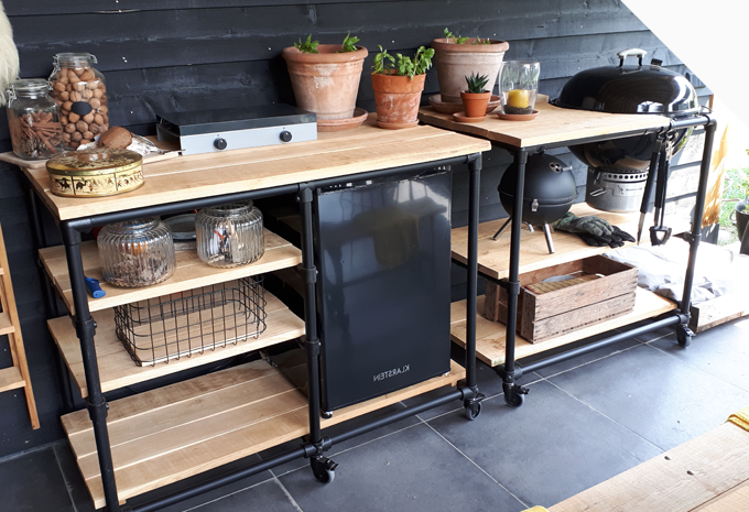 BBQ of Buitenkeuken maken van Steigerbuis (TIP)