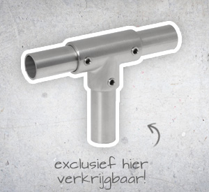 Buiskoppelingen in RVS 316 - 28.0mm Steigerbuis Koppelingen - RVS 316 - 28.0mm